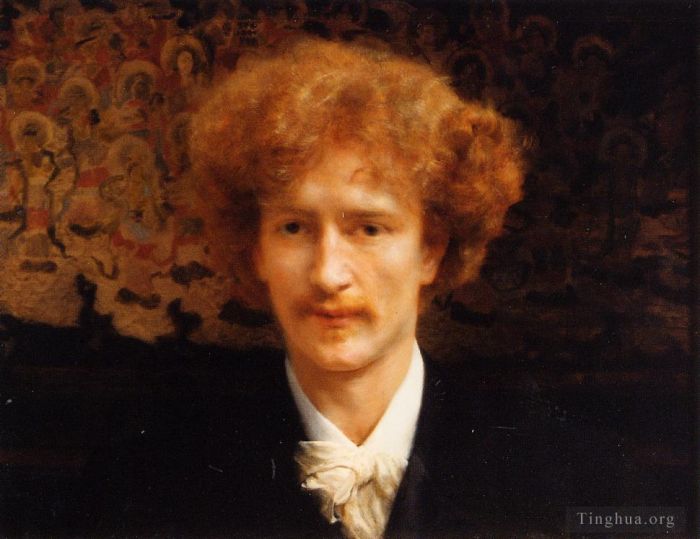 Sir Lawrence Alma-Tadema Ölgemälde - Porträt von Ignacy Jan Paderewski
