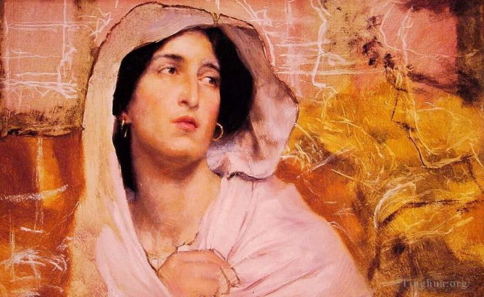 Sir Lawrence Alma-Tadema Ölgemälde - Porträt einer Frau
