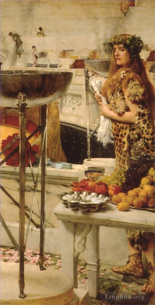 Sir Lawrence Alma-Tadema Ölgemälde - Vorbereitung im Kolosseum