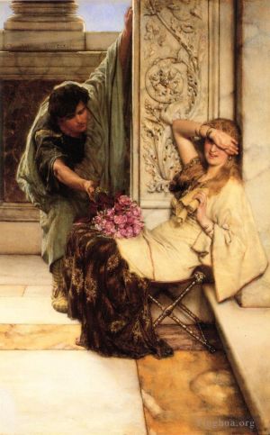 Sir Lawrence Alma-Tadema Werk - Schüchtern