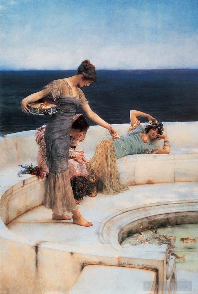 Sir Lawrence Alma-Tadema Ölgemälde - Silberne Favoriten
