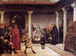 Sir Lawrence Alma-Tadema Werk - Die Erziehung der Kinder von Clovis