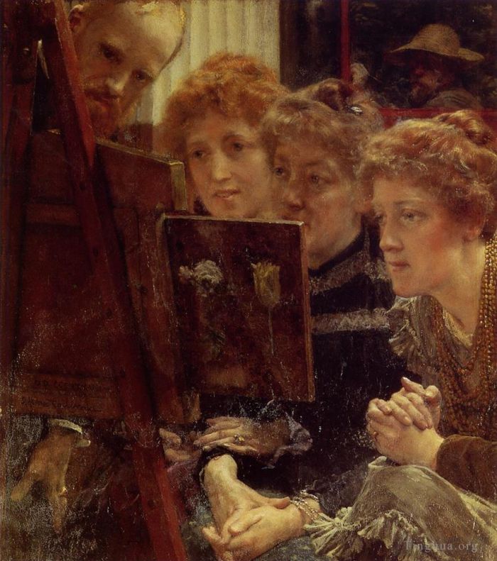 Sir Lawrence Alma-Tadema Ölgemälde - Die Familiengruppe