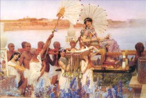 Sir Lawrence Alma-Tadema Werk - Die Auffindung Moses 1904