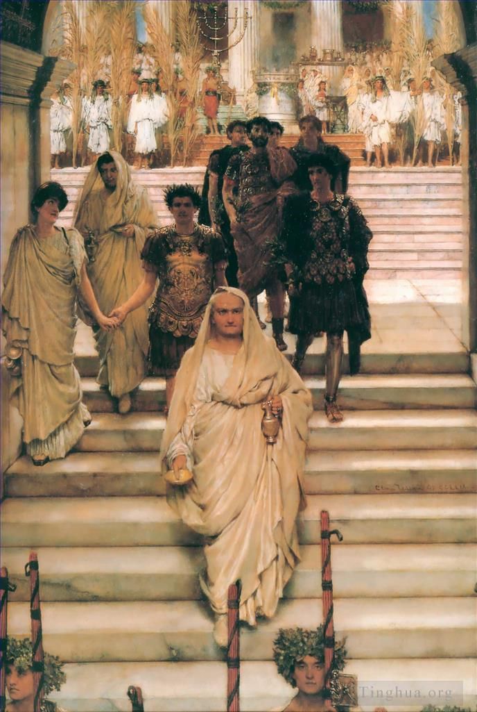 Sir Lawrence Alma-Tadema Ölgemälde - Der Triumph des Titus