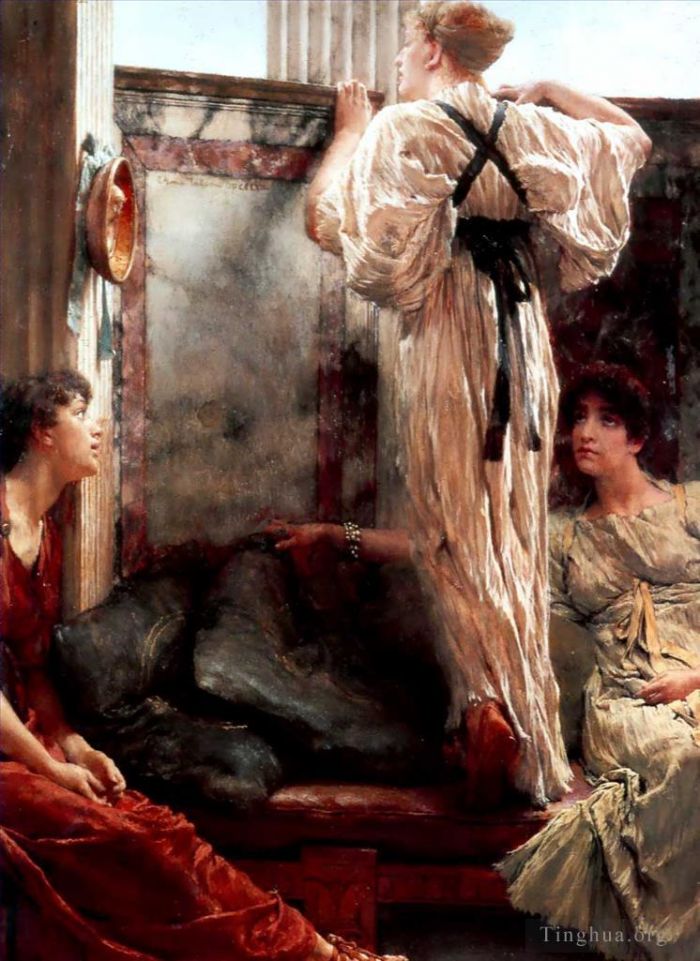 Sir Lawrence Alma-Tadema Ölgemälde - Wer ist es