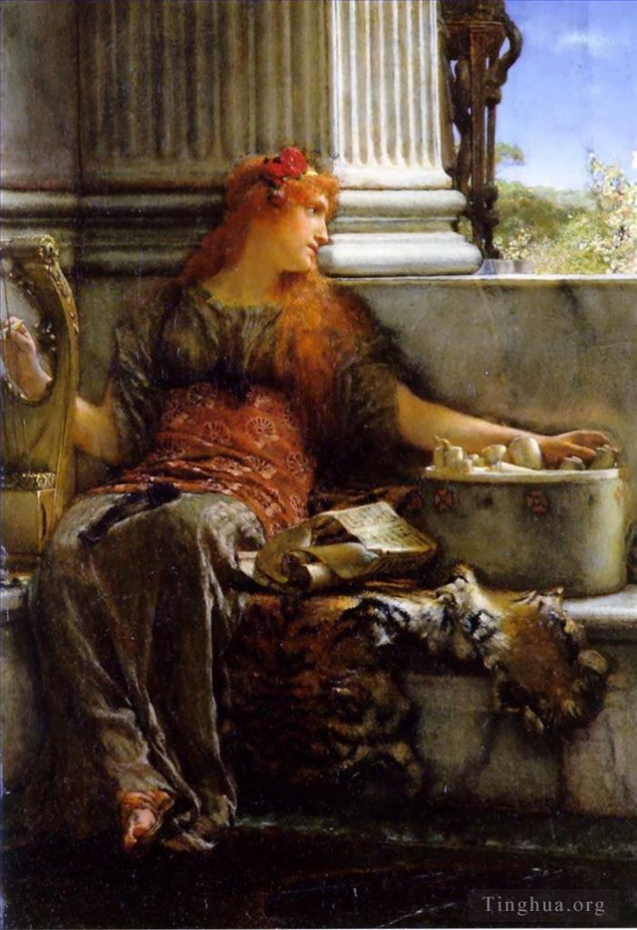 Sir Lawrence Alma-Tadema Ölgemälde - Poesie