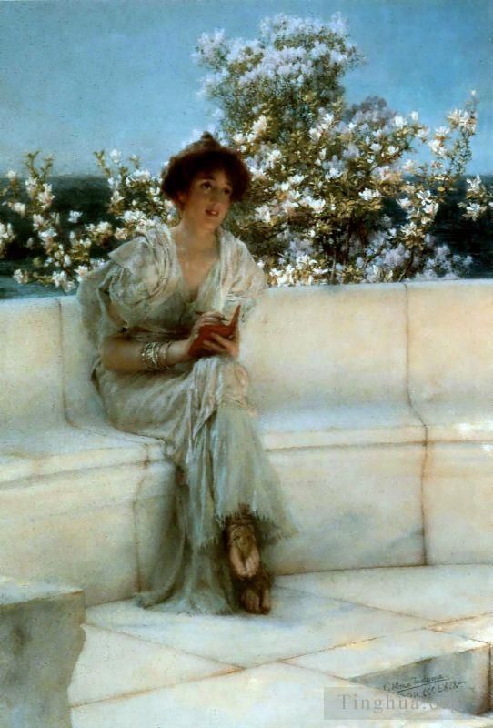 Sir Lawrence Alma-Tadema Ölgemälde - Die Jahre im Frühling