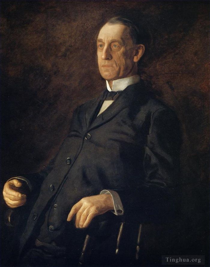Thomas Cowperthwait Eakins Ölgemälde - Porträt von Asburyh W. Lee
