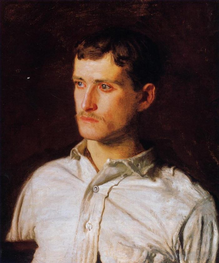 Thomas Cowperthwait Eakins Ölgemälde - Porträt von Douglass Morgan Hall