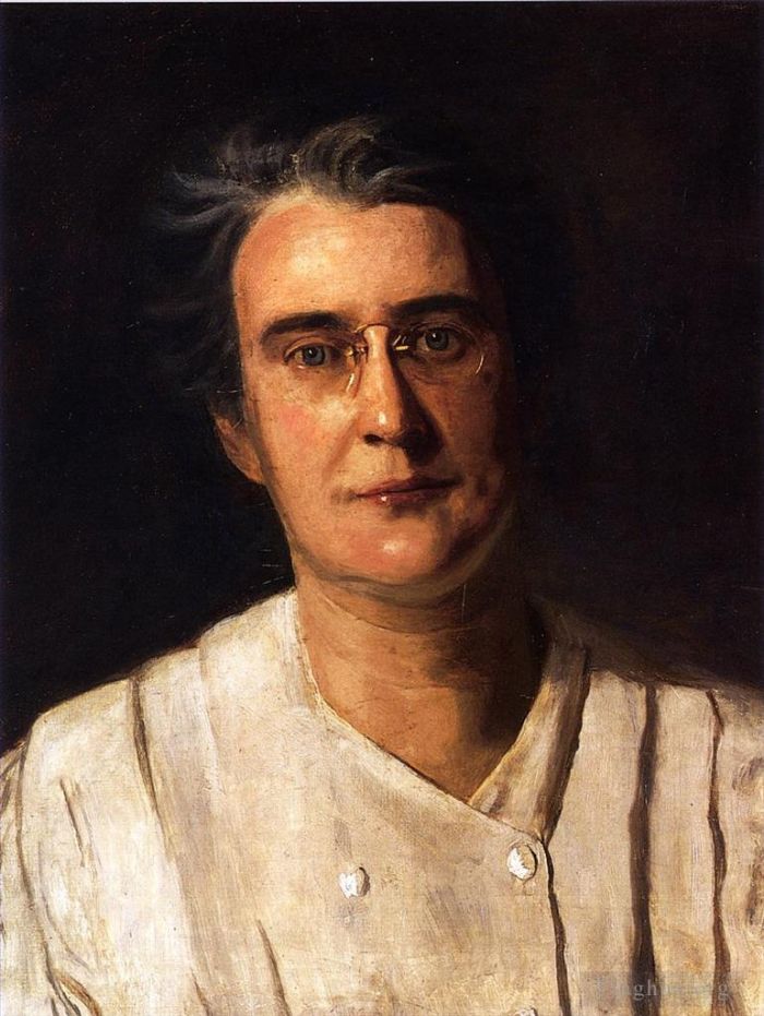 Thomas Cowperthwait Eakins Ölgemälde - Porträt von Lucy Langdon Williams Wilson