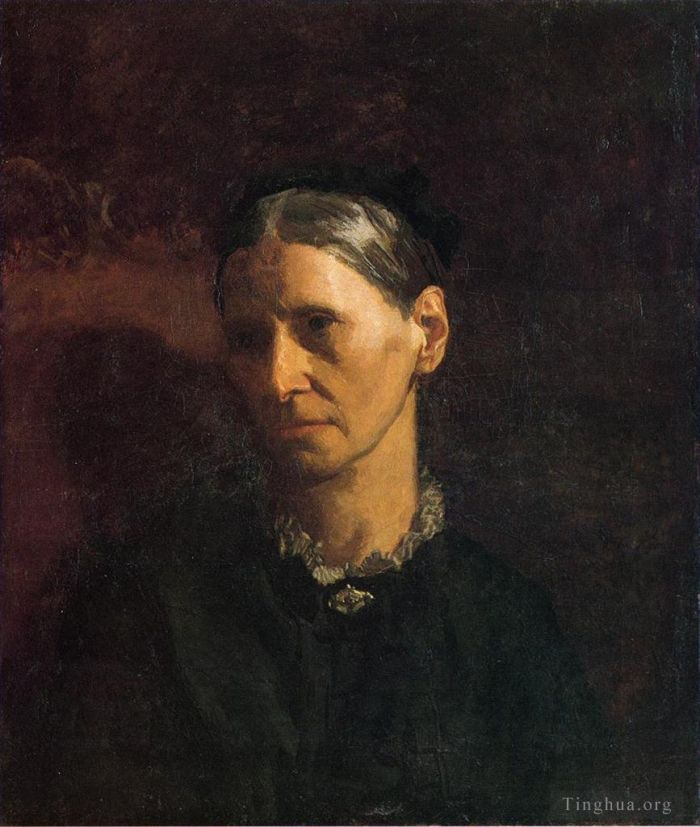 Thomas Cowperthwait Eakins Ölgemälde - Porträt von Frau James W. Crowell