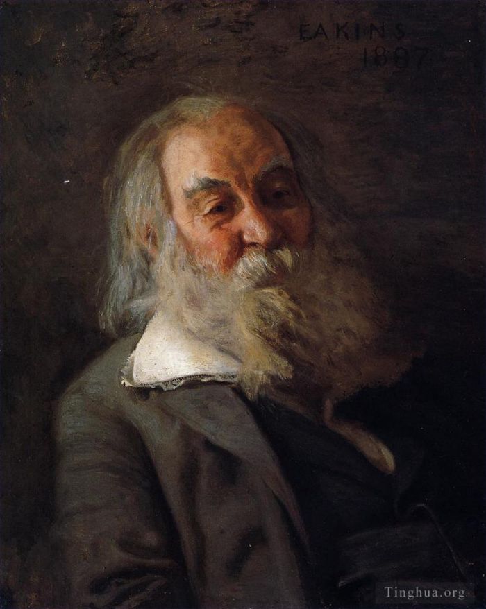 Thomas Cowperthwait Eakins Ölgemälde - Porträt von Walt Whitman