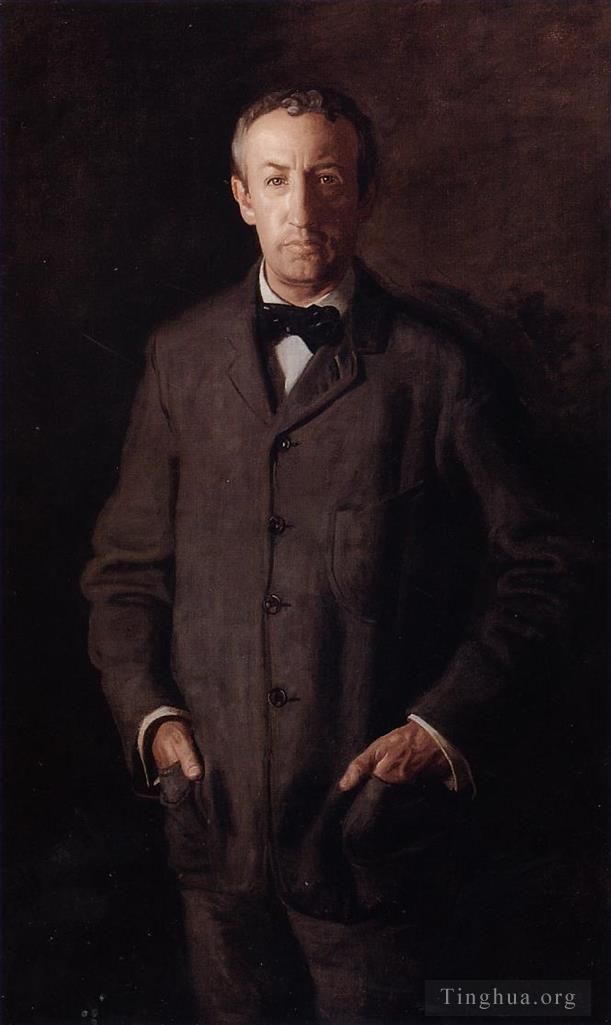 Thomas Cowperthwait Eakins Ölgemälde - Porträt von William B. Kurtz