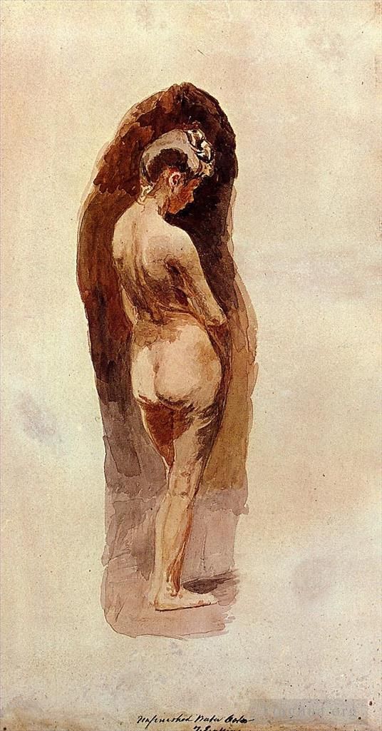 Thomas Cowperthwait Eakins Andere Malerei - Weiblicher Akt
