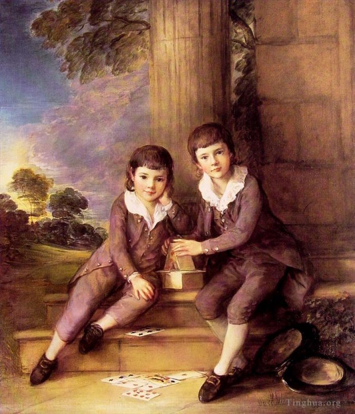 Thomas Gainsborough Ölgemälde - John und Henry Trueman Villebois