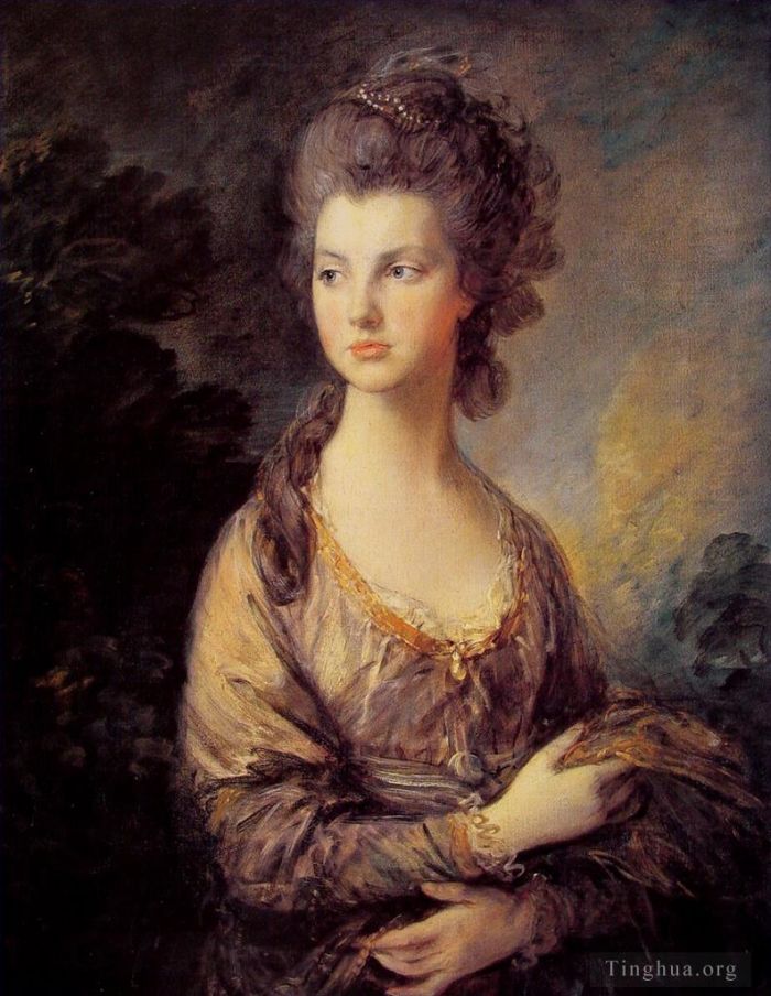 Thomas Gainsborough Ölgemälde - Frau Graham 1775