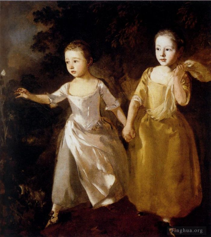 Thomas Gainsborough Ölgemälde - Töchter der Maler