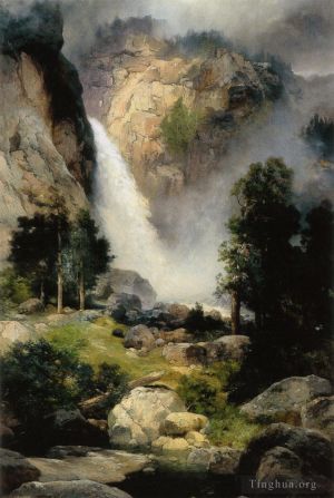 Thomas Moran Werk - Cascade Falls Yosemite