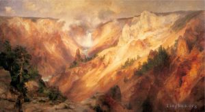 Thomas Moran Werk - Der Grand Canyon des Yellowstone