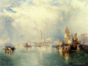 Thomas Moran Werk - Canal Grande von Venedig