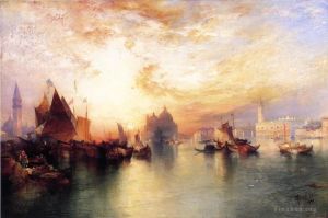 Thomas Moran Werk - Venedig aus der Nähe von San Giorgio