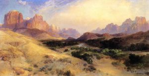 Thomas Moran Werk - Zion Valley Süd-Utah