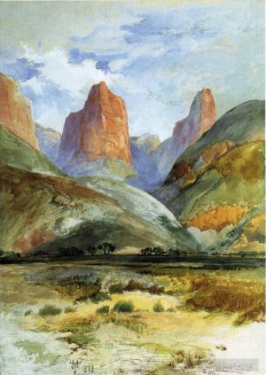 Thomas Moran Werk - Colburns Butte Süd-Utah