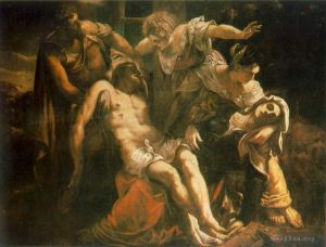 Tintoretto Werk - Abstieg vom Kreuz