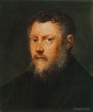 Tintoretto Werk - Fragment Porträt eines Mannes