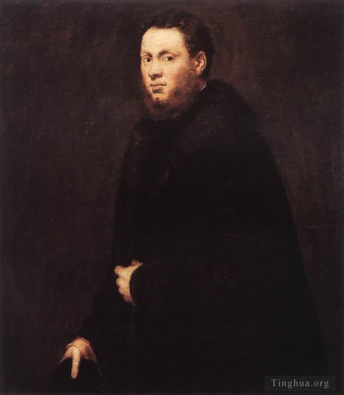Tintoretto Ölgemälde - Porträt eines jungen Herrn