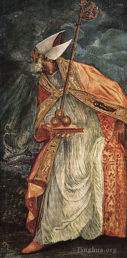 Tintoretto Ölgemälde - St. Nicholas