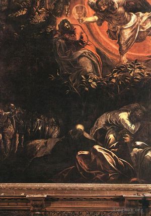Tintoretto Werk - Das Gebet im Garten