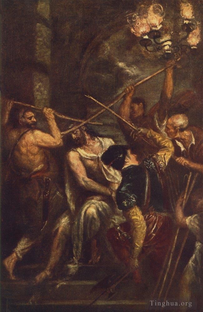 Titian Ölgemälde - Krönung mit Dornen