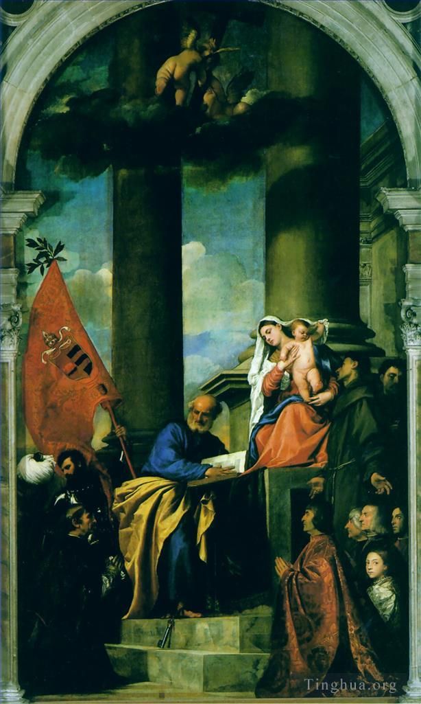 Titian Ölgemälde - Madonna Pesaro