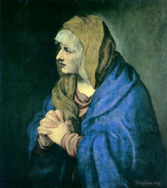 Titian Ölgemälde - Mater Dolorosa