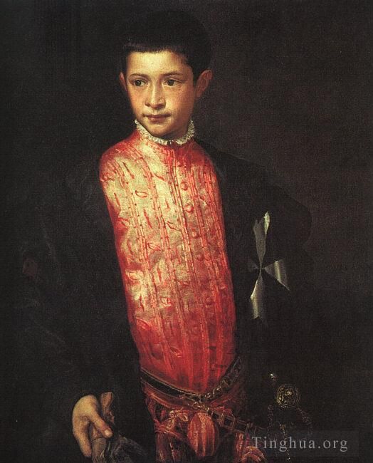 Titian Ölgemälde - Porträt von Ranuccio Farnese