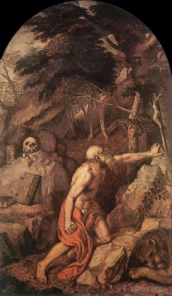 Titian Ölgemälde - Der heilige Hieronymus
