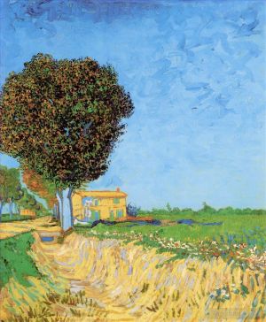 Vincent van Gogh Werk - Eine Gasse in der Nähe von Arles