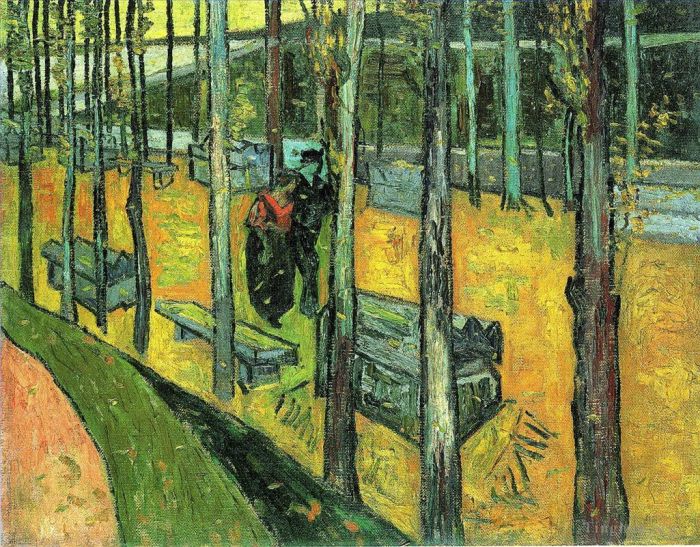 Vincent van Gogh Ölgemälde - Alychamps Herbst
