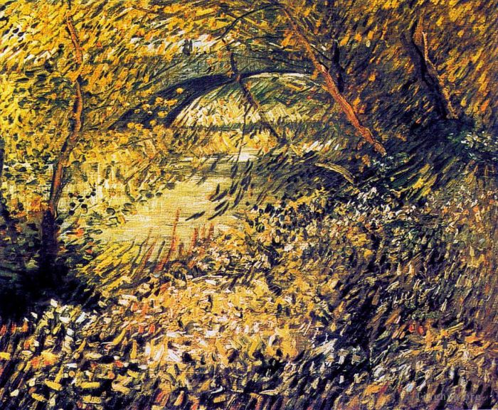 Vincent van Gogh Ölgemälde - Ufer der Seine im Frühling
