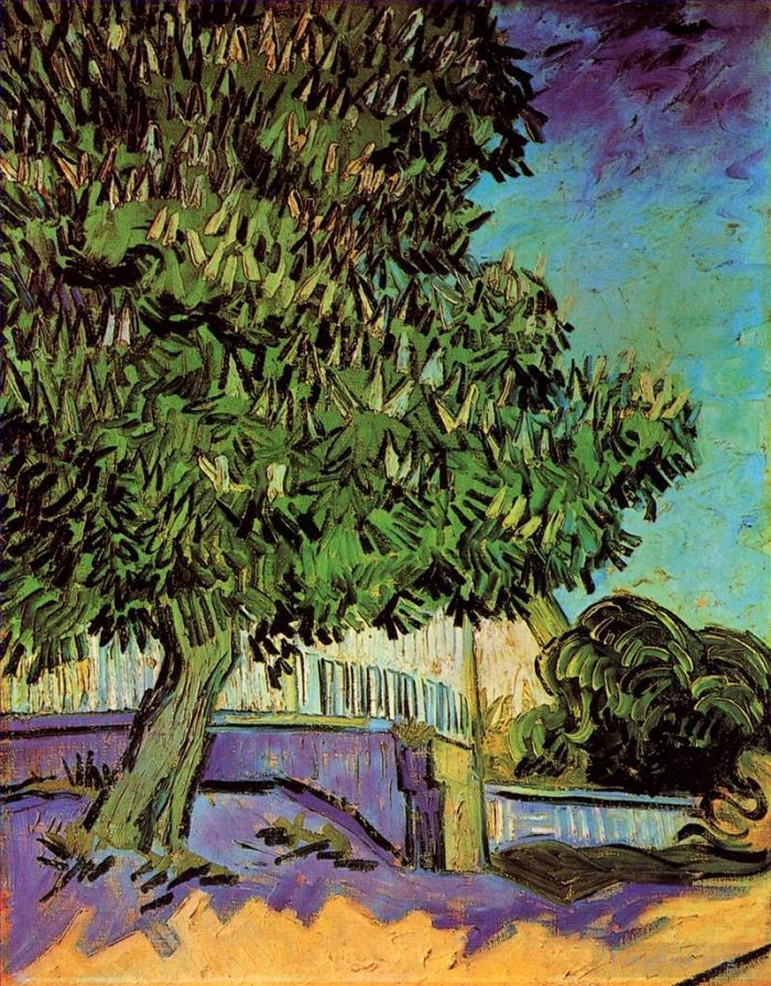 Vincent van Gogh Ölgemälde - Kastanienbaum in Blüte