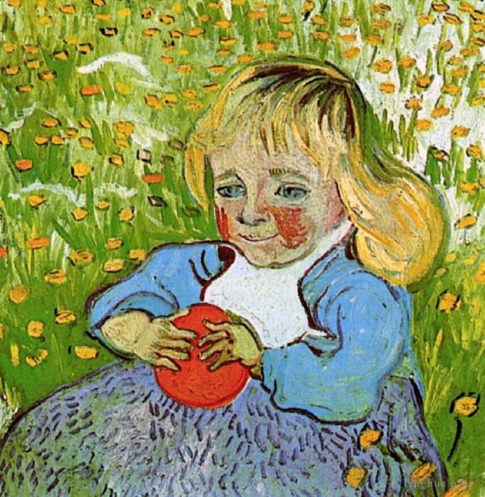 Vincent van Gogh Ölgemälde - Kind mit Orange