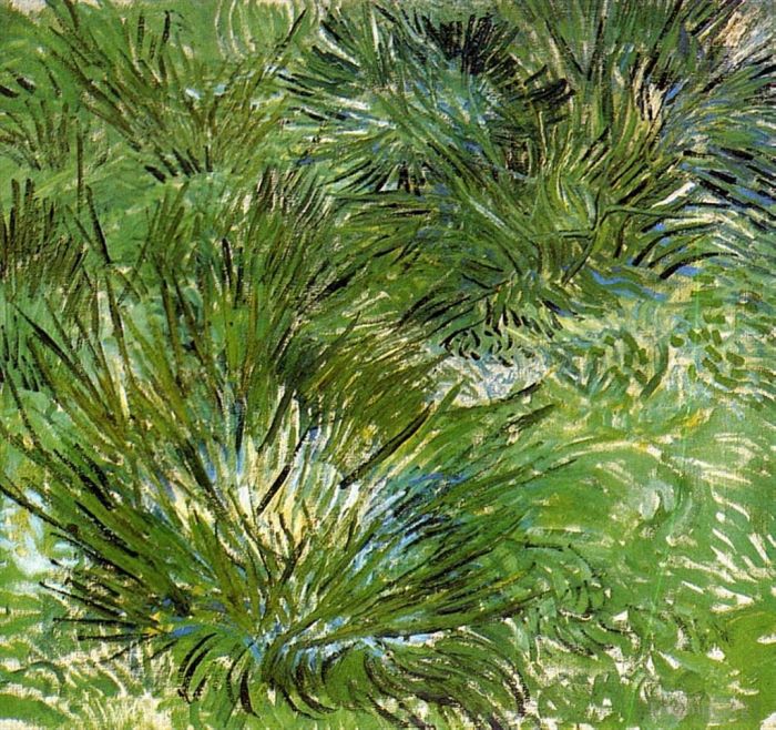Vincent van Gogh Ölgemälde - Grasbüschel