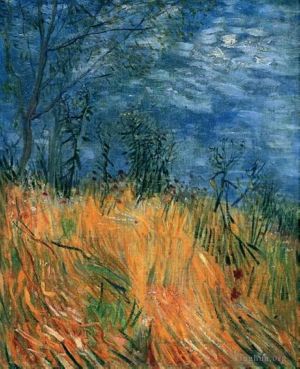 Vincent van Gogh Werk - Rand eines Weizenfeldes mit Mohnblumen