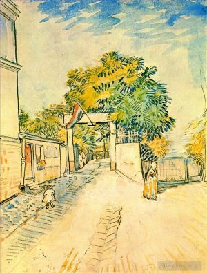 Vincent van Gogh Werk - Eingang zur Moulin de la Galette