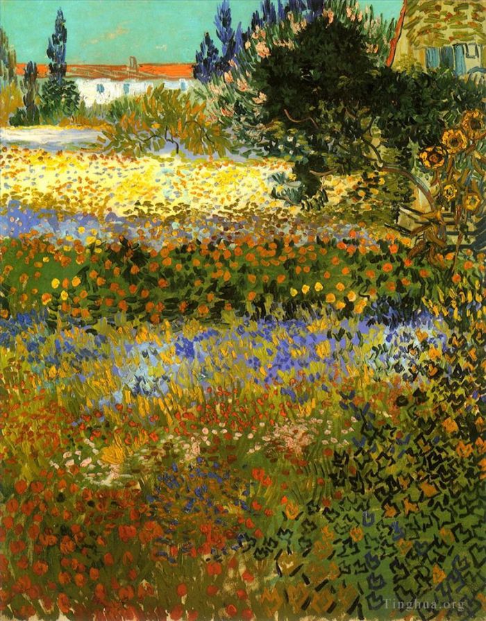 Vincent van Gogh Ölgemälde - Blühender Garten
