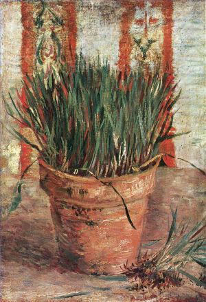 Vincent van Gogh Werk - Blumentopf mit Schnittlauch