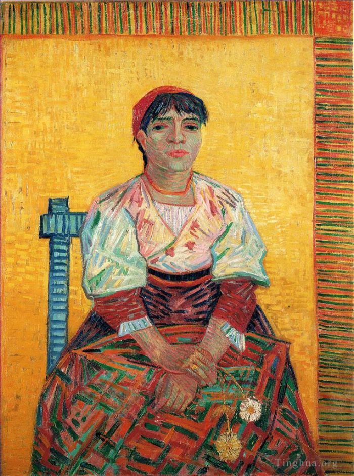 Vincent van Gogh Ölgemälde - Italienerin Agostina Segatori