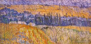 Vincent van Gogh Werk - Landschaft im Regen